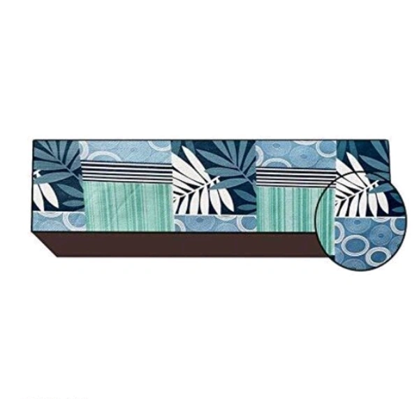 DREAM eHOME  PVC Blue Color Printed c 1.5TonAc Cover for Split Indoor -  1.5 Ton, Blue,  PVC,  Pack of1